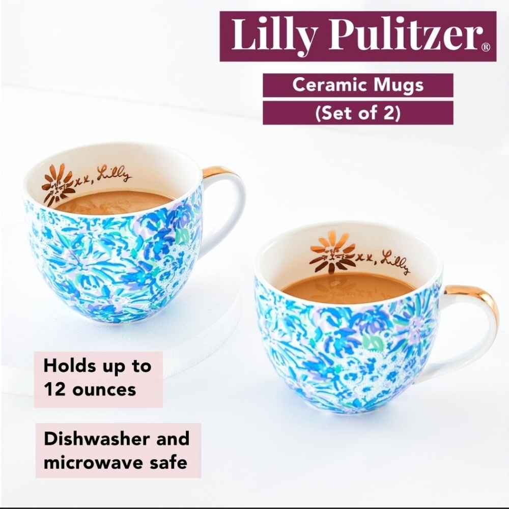 Lilly Pulitzer Mug Set - Picture 2 of 8